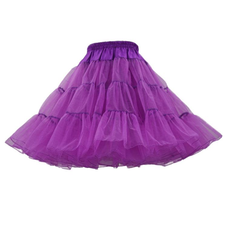 Dreilagiger Lolita Mesh Tutu Unterrock mit Kristallgarn