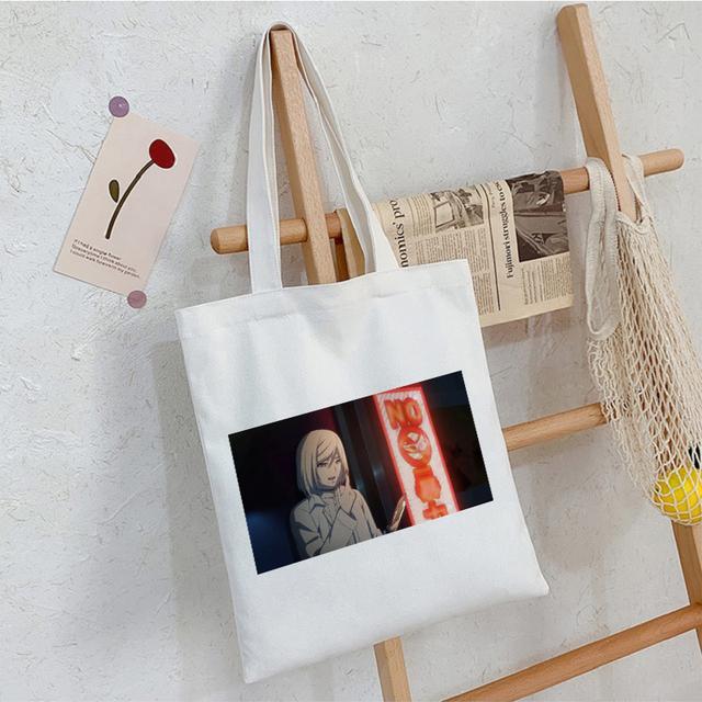 Akudama Drive Killer Japanische Anime-Leinentasche, Shopper, große Kapazität, modische Damentasche, Vintage-Handtaschen, klassische Umhängetasche