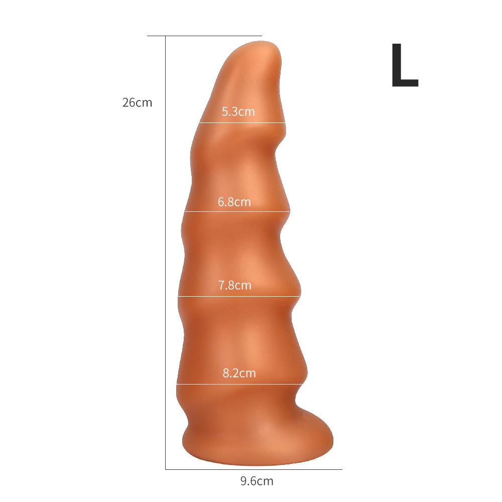 Silikon-Analplug-Masturbator für Männer, großer Dildo, weicher Anal-Expander, Sexspielzeug, Fiasting, realistischer Penis, Sklave, BDSM