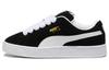 Suede XL Black White