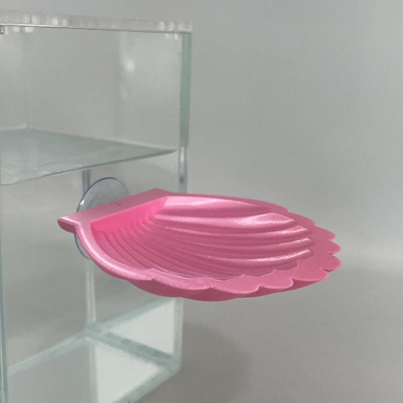 Shell Shaped Betta Fish Spawning Rest Platform With Strong Suction Cup Smooth Surface For Home Aquarium Decor