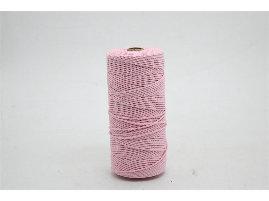 2 mm farbiges Baumwollfadenseil für selbstgemachte dekorative geflochtene Wandteppiche