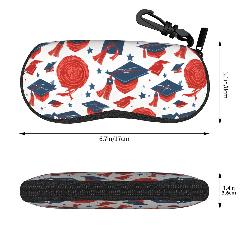 Graduation students school Graduate Glasses Case Girls Student Zipper Eyewear Storage Box Kawaii Glasses Box