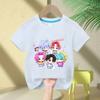2025 Hot Movie Baby Girls T Shirt Soft Cotton Children's Clothing KPop Demon Hunters Fans Gifts Kids Clothes Fashion Casual Tops