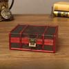 Wooden Storage Antique Box With Lock For Jewelry Cosmetics Decorations Home