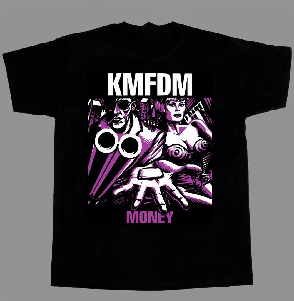 KMFDM Money NEW BLACK T-SHIRT Black Men And Women All Size S-5XL EG1063 S разноцветный