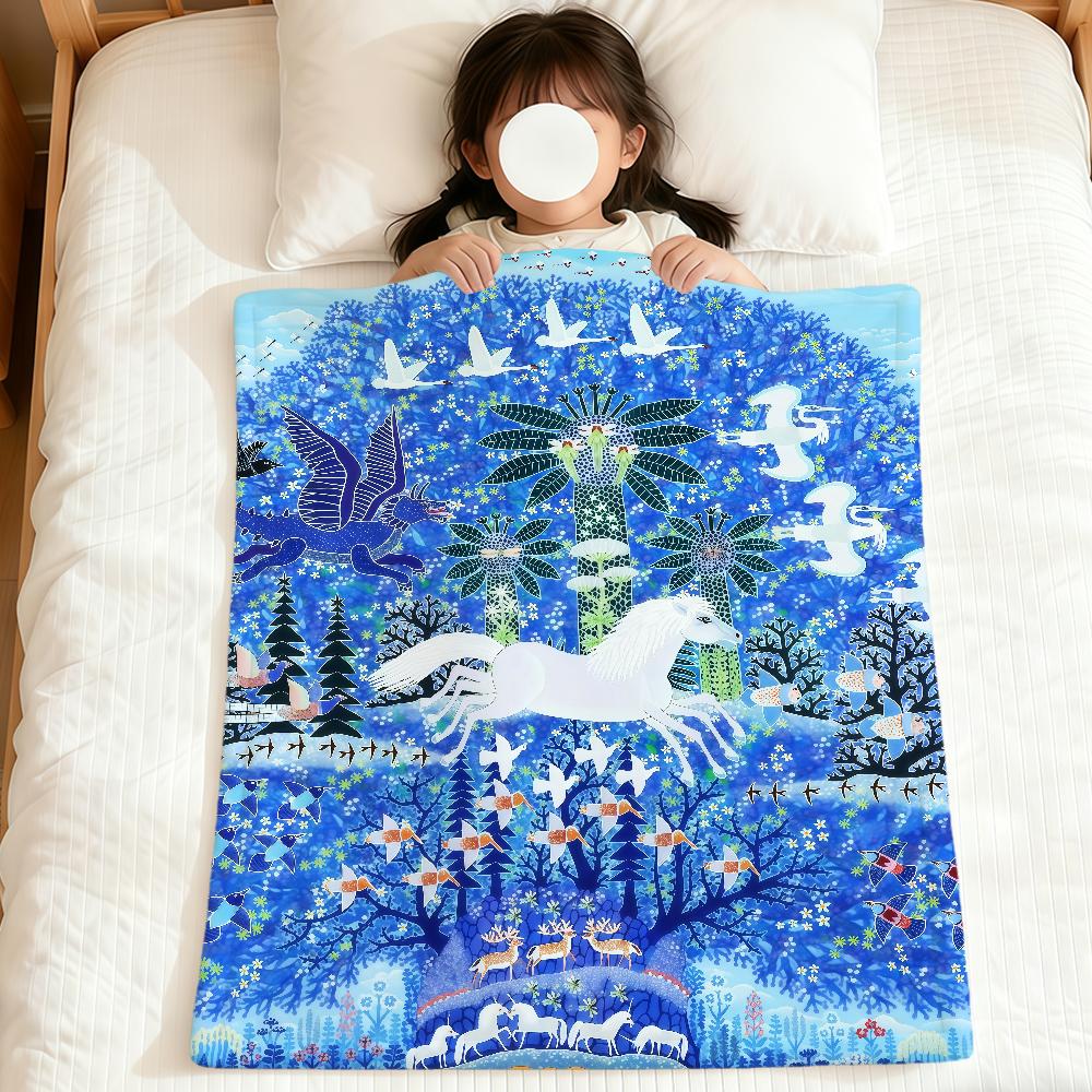 Mode Kunst Vintage K-Knud Grothe Kunst Weiche Warme Plüschdecke Schlafsaal Sofa Wohnzimmer Haustier Zuhause Schlafzimmer Geschenk Nickerchen Zuhause Flanell