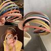 Simple Fashion Plastic Solid Girls Headband Bezel Hair Bands Hair Hoop