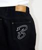 Bonegseu B Demim Bermuda Pants (Black)