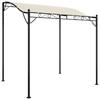 Vidaxl Zadaszenie, Kremowe, 2X2,3 M, 180 G/M², Tkanina I Stal