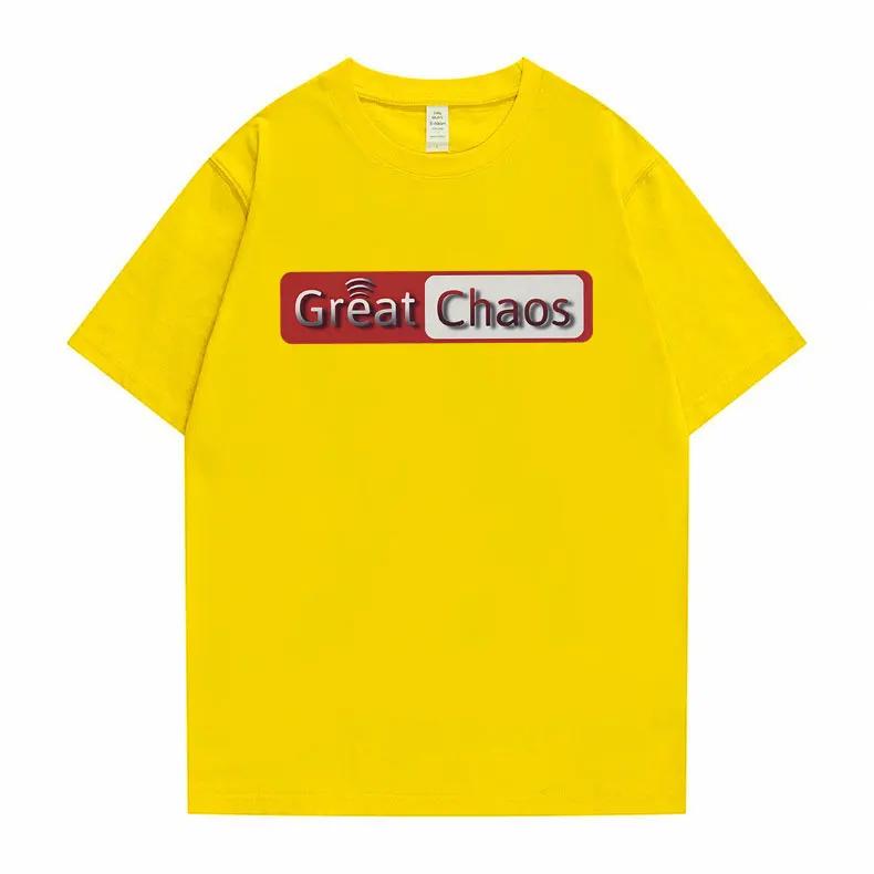 Rapper Ken Carson A Great Chaos Graphic Print T-shirt Playboi Carti T Shirt Unisex Hip Hop Oversized Tshirt Unisex