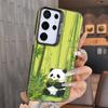 Cute Cartoon Panda Shockproof Phone Case for Samsung A17 A16 A15 A14 A37 A57 A36 A56 A26 A35 A55 A25 A34 A54 A24 A13 A23 A33 A53
