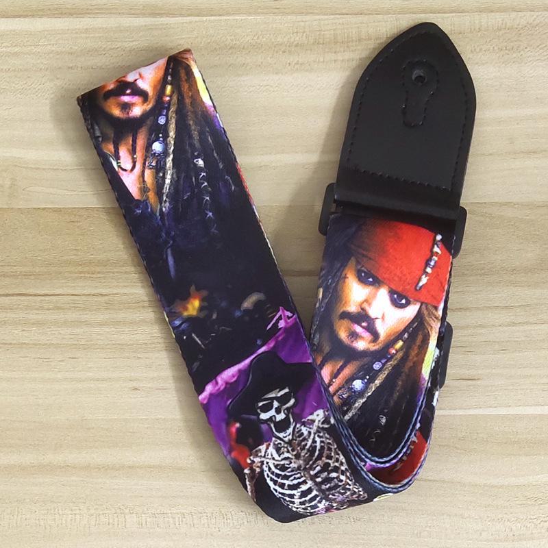 Ethnic-Style Widened Polyester Guitar Straps for Electric Guitars