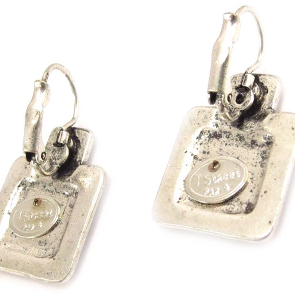 Les Trésors De Lily [C5272] - Dormeuses Créateur 'Anamaya' Marron