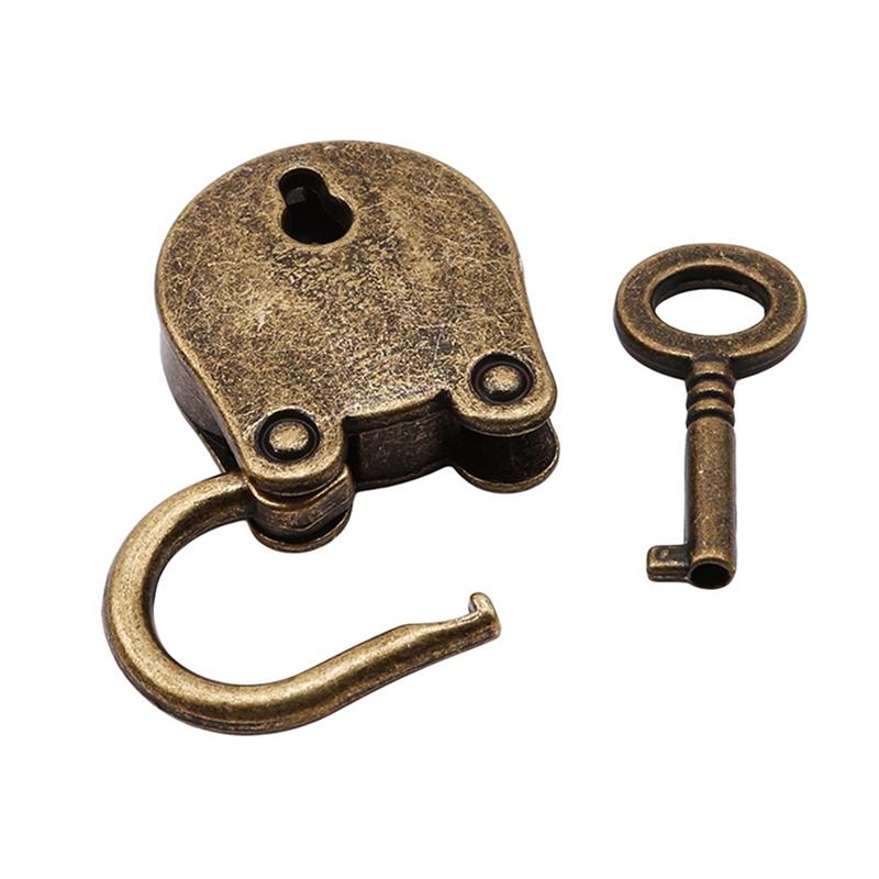 Chinese Vintage Padlock Old Style Lock Padlock With Key Suitcase Locks Hardware