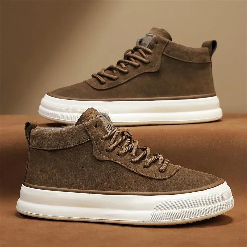 Sneakers da Uomo alla Moda Retro Autunno Comfort Casual Scarpe Sportive Outdoor Antiscivolo Resistenti all'Usura Tennis con Lacci Scarpa da Corsa