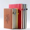 150 sheets A5 Notebook With straps Office Notebook creative PU Leather Notebook  Men