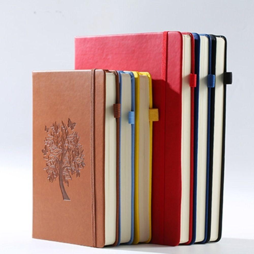150 sheets A5 Notebook With straps Office Notebook creative PU Leather Notebook  Men