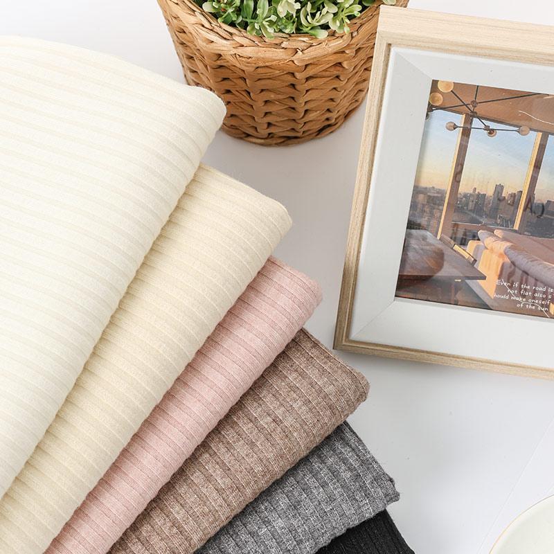 150x50cm Thick Striped Knitted Sweater Fabric For Winter Sweaters, Pants, Women's Coat, Handmade DIY Clothing Fabric TJ10449