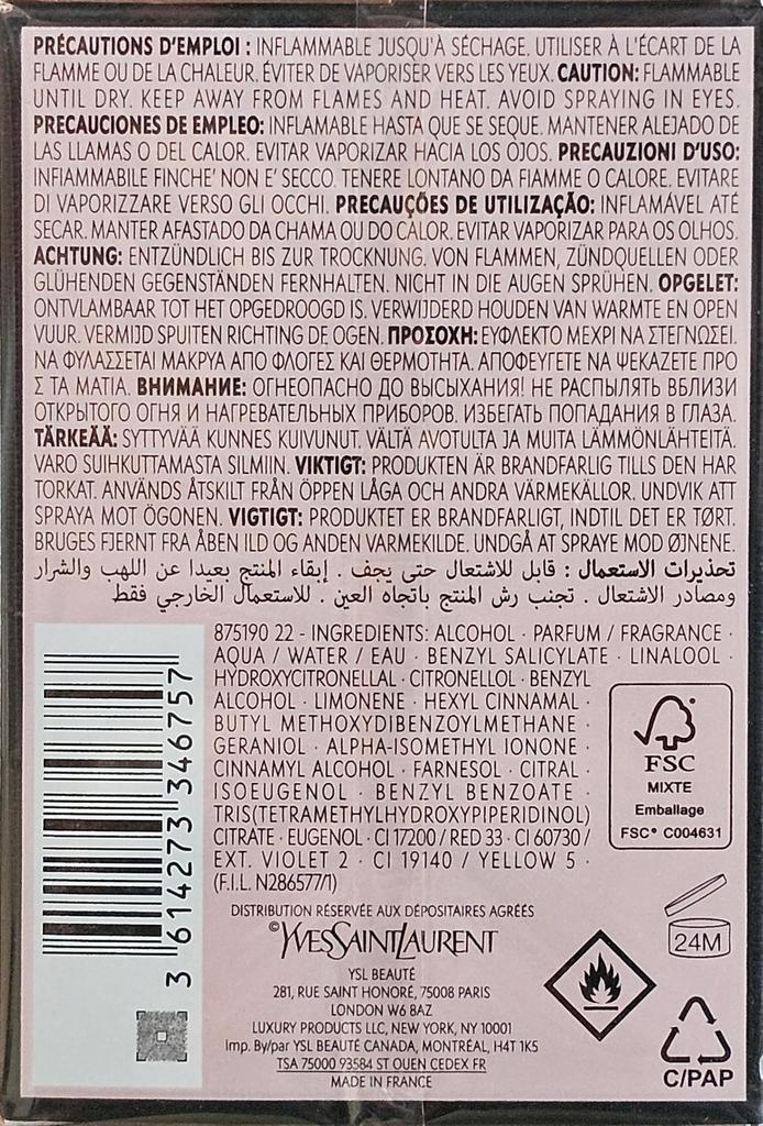 Yves Saint Laurent Mon Paris Lumiere Eau De Toilette (30mL)