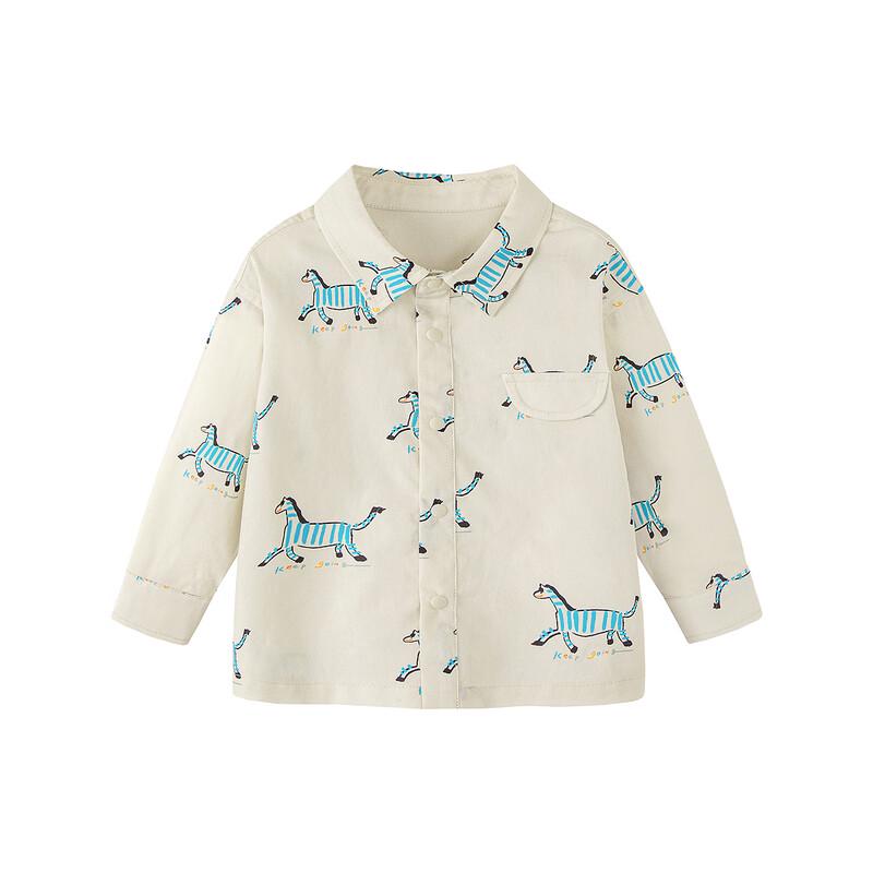 minibala Toddler Boys' Long Sleeve Casual Shirt