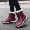 Winter Cotton Shoes High-top Plus Velvet Warm Women's Boots Non-slip Wear-resistant Snow Boots
