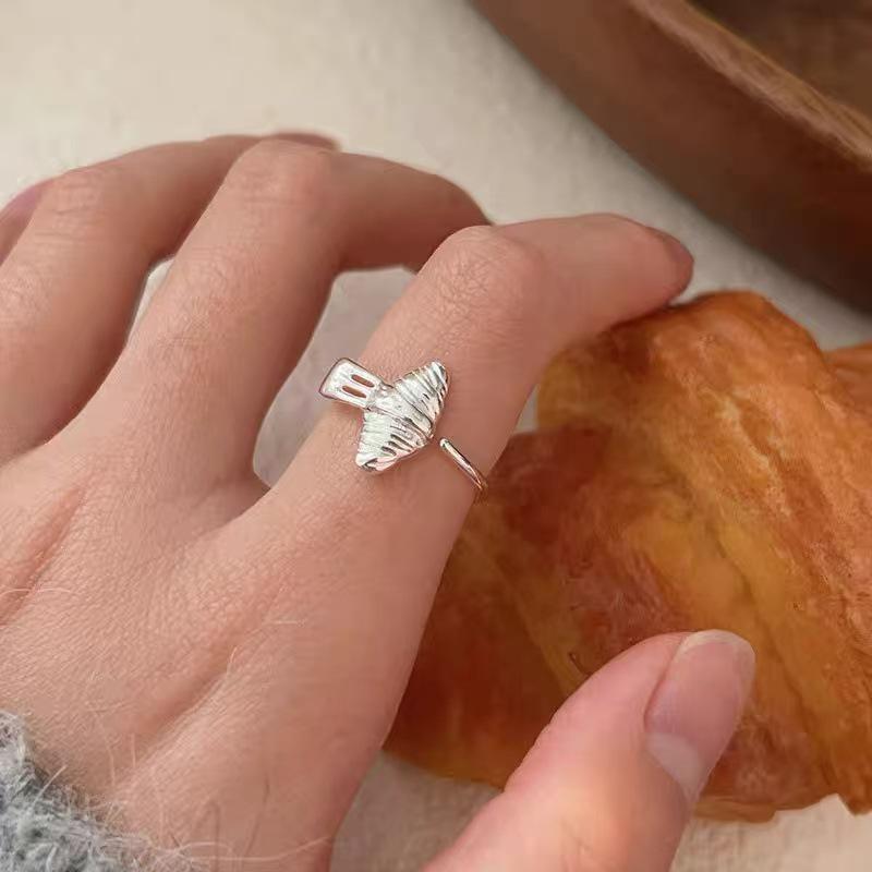 Retro S925 Sterlingsilber Bandring - Damen Anlaufbeständig, Luxuriös, Vielseitiger Offener Ring für den Zeigefinger