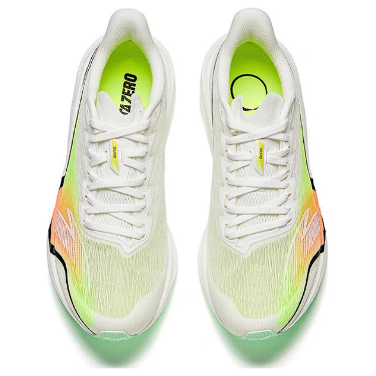 New Anta Horsepower 5.0 Cushioning Wear-Resistant Rebound Low-Top Training Running Shoes Men's White Yellow Orange 112525583-1