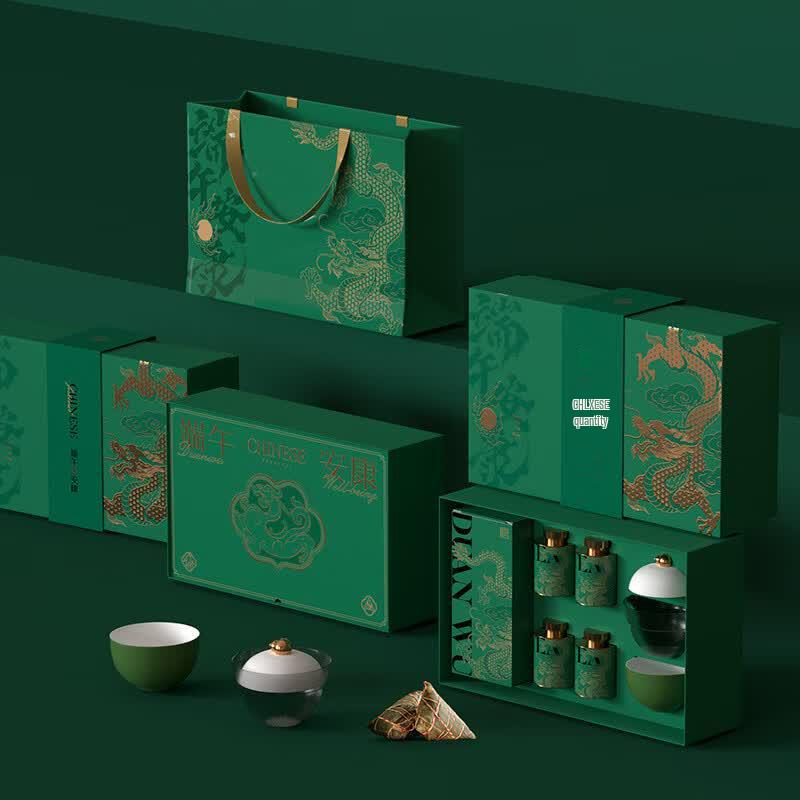 Light Luxury Chinese Ceramic Tea Set Gift Box