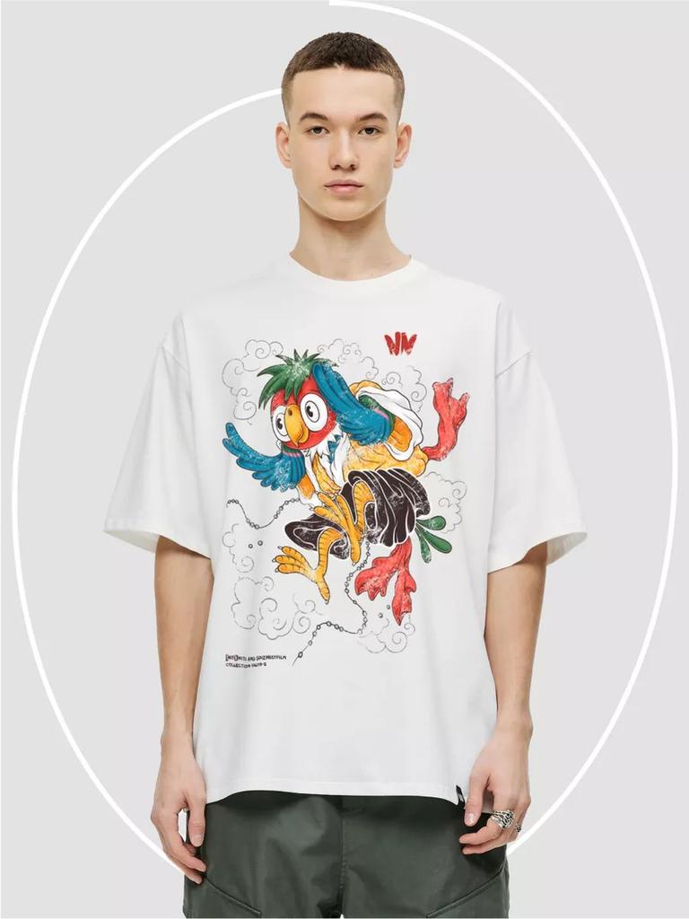 T-Shirt with Oversized Soyuzmultfilm Print