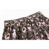 Women's French Floral Half-length Skirt Summer Mid-length Pleated Skirt Slimming Umbrella Skirt