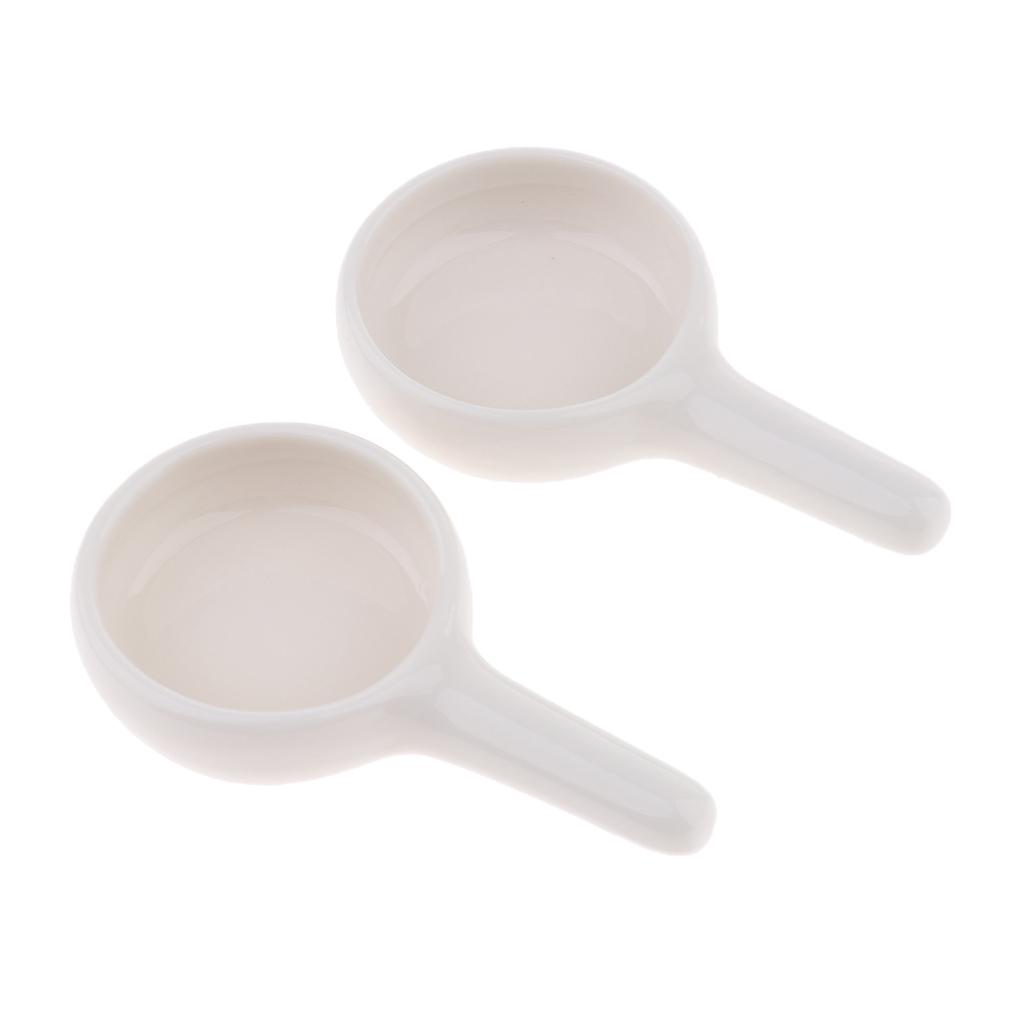 Pack of 2 Ceramic Essential Oil Warmer Burner Tea Light Scented Candles Holder Plate Plant Succulent Pot Flower Storage Tools