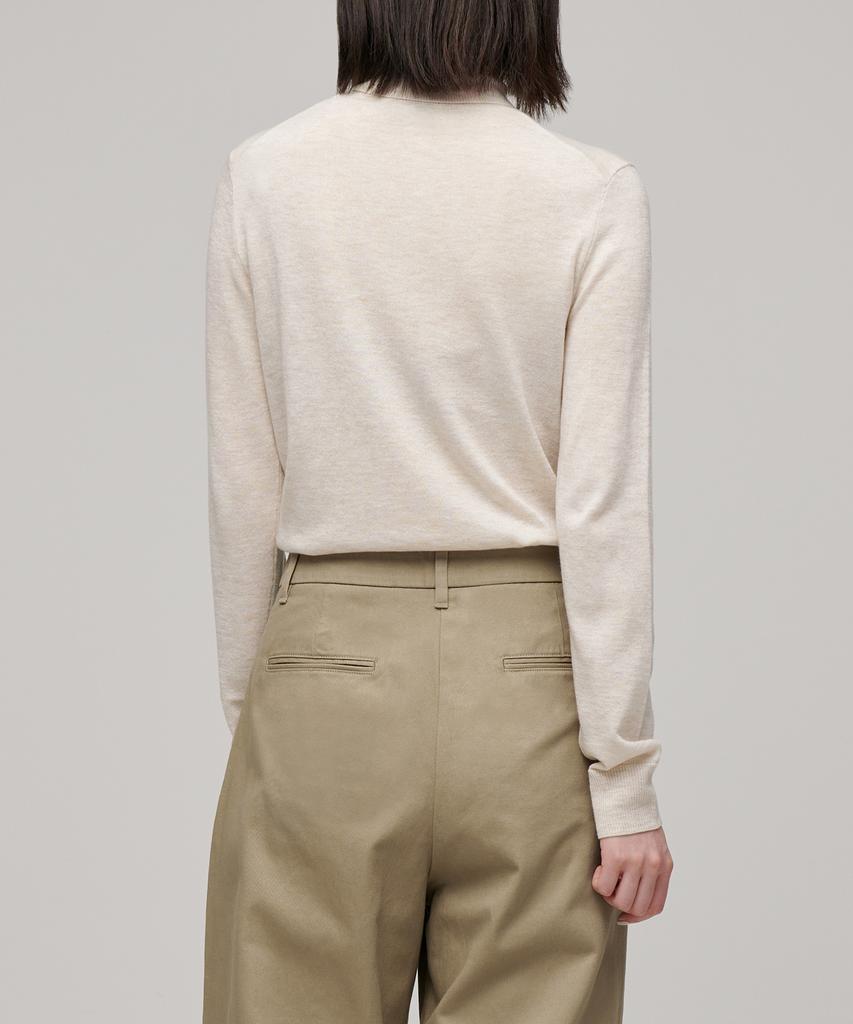 MUSINSA STANDARD WOMAN Women'S Merino Wool Blend High-Gauge Turtleneck Knit [Oatmeal]