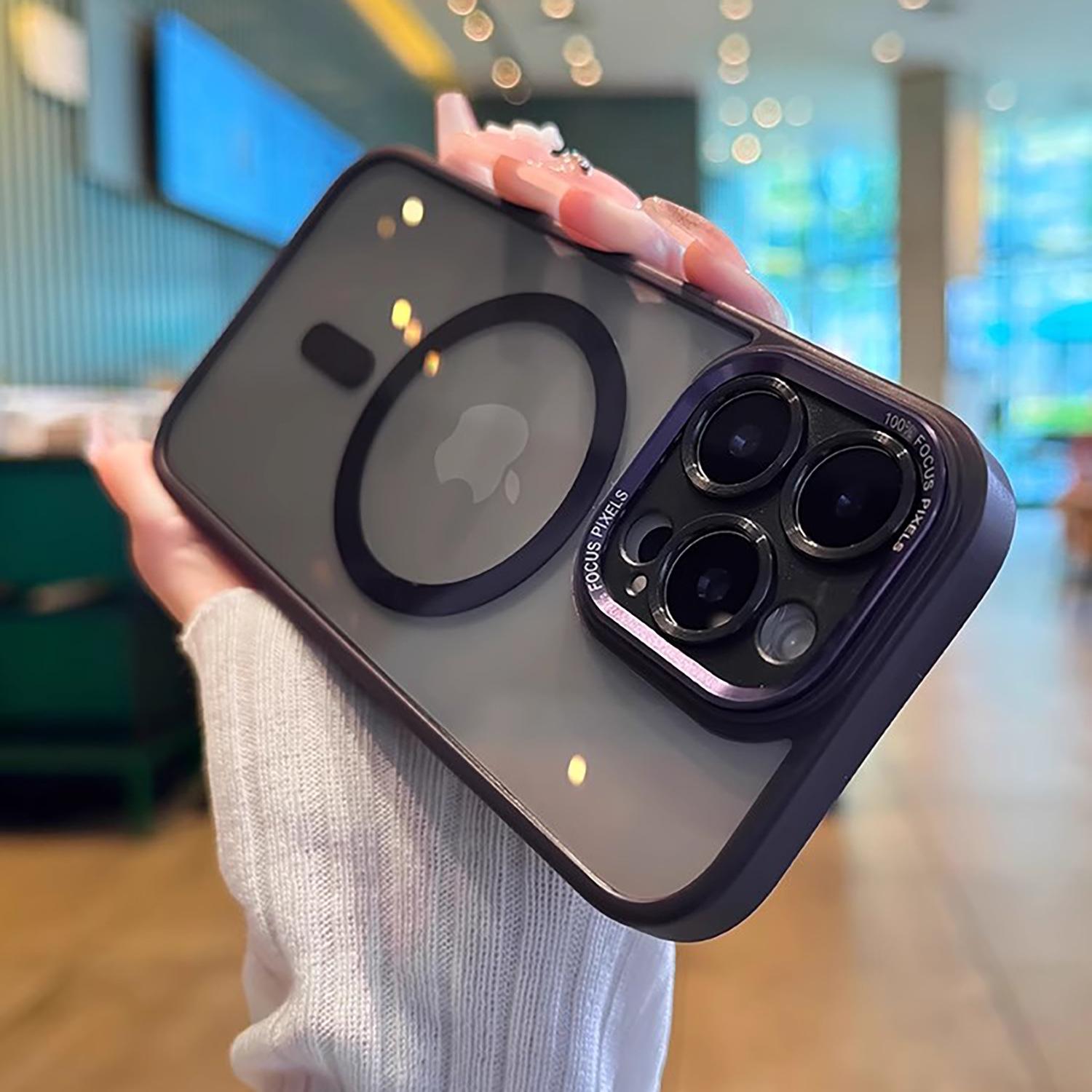 

Подходит для чехла для мобильного телефона Apple 15 Iphone14promax Прозрачный Магнитный Акриловый 11 Противоударный Iphone13 Жесткий 12pro(6.1)