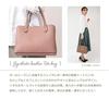 Pragma Lightweight Faux Leather Tote Bag, Adult, Simple, Elegant, Cute, Soft, Shrink-Wrapped, Small... (Camel)