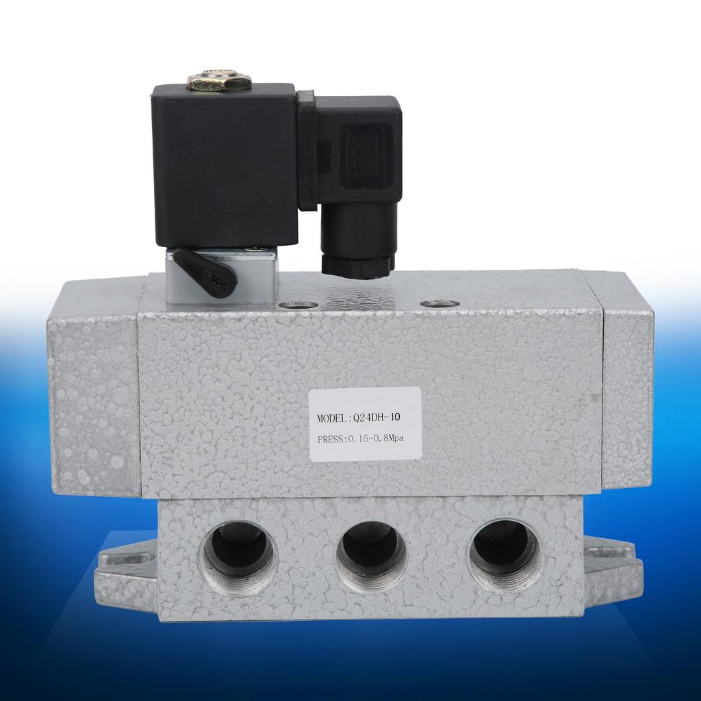 Electric Solenoid Valve G3 8in 2 Position 4 Way Single Control Directional Valve Q24DH‑10DC24V