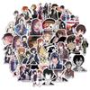 Bungo Stray Dogs Waterproof Laptop & Suitcase Stickers - 50 Sheets, No Residue, DIY Photo Album Decor.