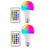 Color Changing Light Bulb with Remote 16 Color Multicolor RGB Flood Light 15W E27 Dimmable LED Ligh