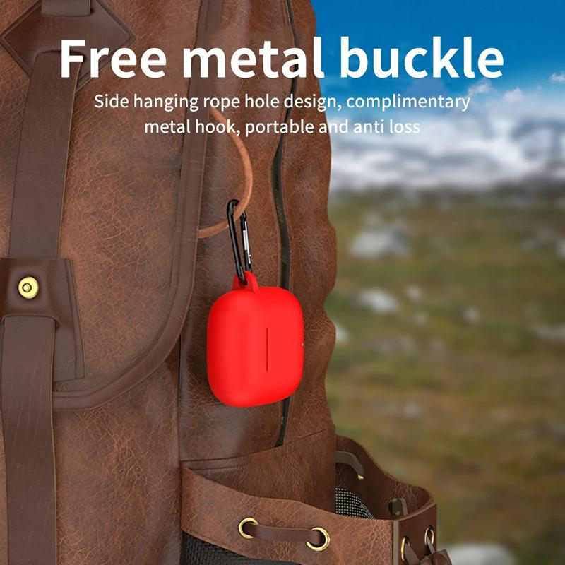 Silikonowe etui na słuchawki do Airpods 1/2 generacji, etui ochronne, przyjazne dla skóry etui na słuchawki bezprzewodowe z haczykiem, etui na iPhone, torba