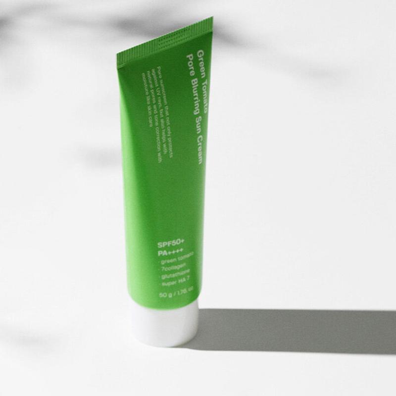 SUNGBOON EDITOR Krem przeciwsłoneczny Green Tomato Pore Blurring 50g SPF50+ /PA++++ K-Beauty