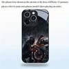 Motorcycle pattern tempered glass phone case suitable for iPhone 17 16 15 14 13 12 11 Pro/Max/Plus anti drop and shockproof