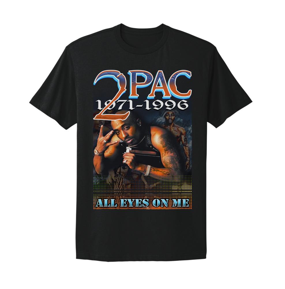 Футболка 2pac All Eyez On Me Рэп-футболка Тупак Death Row Футболка Унисекс XXL
