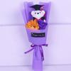 Graduation Bear Bouquet with Sunflower, Rose, and Doctor's Hat - Perfect Gift for Bachelor's or Master's Grad