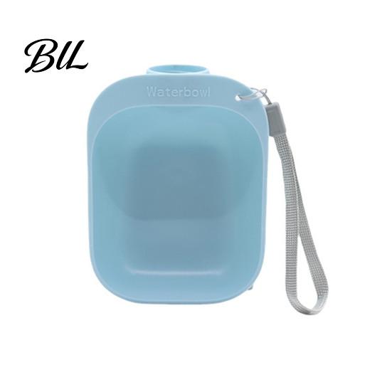 Outdoor Dog Water Bowl Bottle Topper Pet Dish Portable Feeder Travel Drinking with Lanyard for Dogs And Cats Camping Plastic Adapter