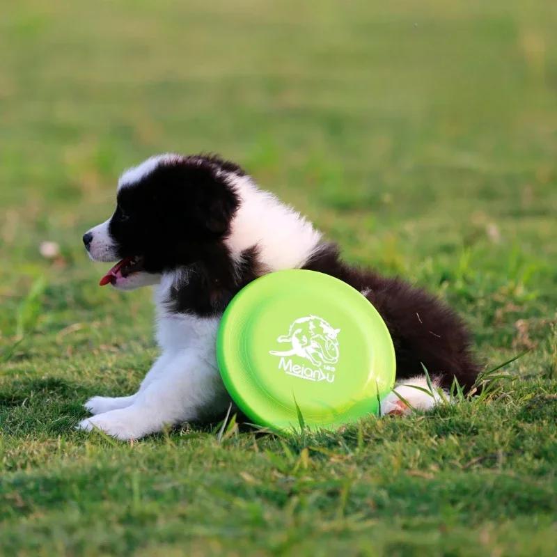 18,5 cm Fashion Pet Dog Silikonová hra Frisbeed Hračka pro psa Létající kotouče Tréninkové interaktivní hračky Potřeby pro domácí mazlíčky Létající kotouč