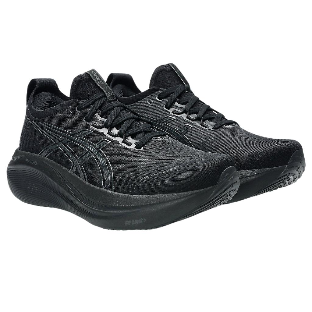 Asics Gel Nimbus 27 Wide Black Graphite Grey Women Sneakers 1012B752-001