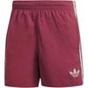 Mexico Adicolor Retro Stripe Comfortable Sports Shorts Men Shorts Noble-Chestnut IU2176