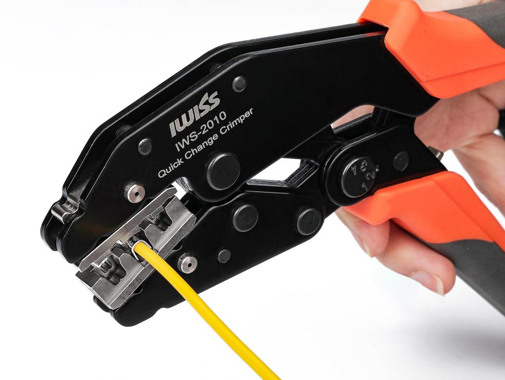 IWISS Replacement Dies for MultiCrimper Crimping for Faston X-2010 Machine, Terminals, 0.5-6.0mm²