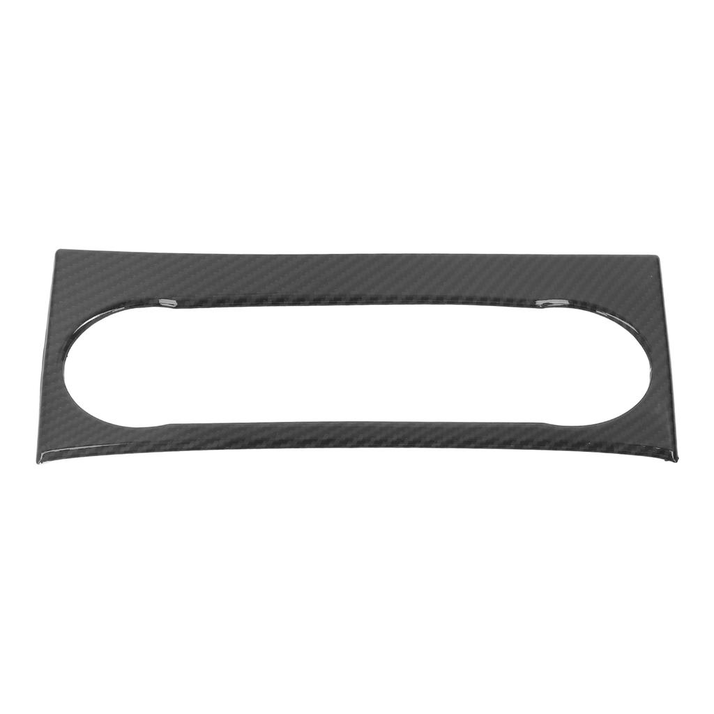 Center Console Air Condition Switch Panel Frame Cover Carbon Fiber Style Replacement for Benz C Class W204 2011‑2015