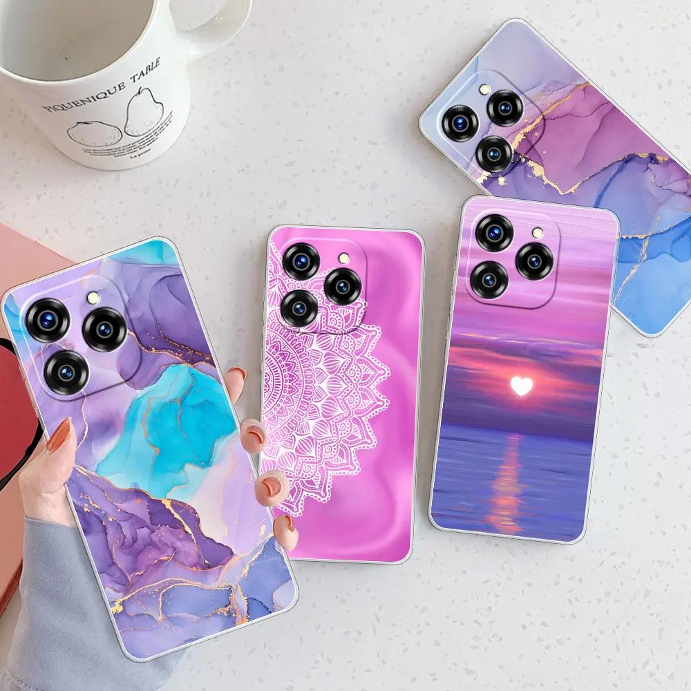 For Oukitel C50 Case For Oukitel C51 Clear Shockproof Phone Case For Oukitel C50 C 51 Fashion Clear Soft Silicone TPU Back Cover